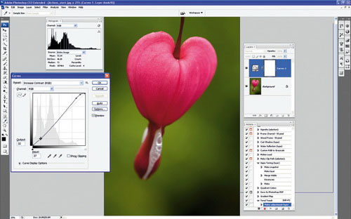 Điều chỉnh mức tương phản của ảnh