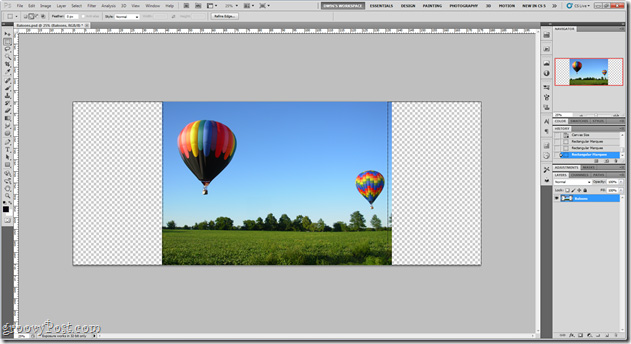 Content Aware Fill trong Adobe Photoshop