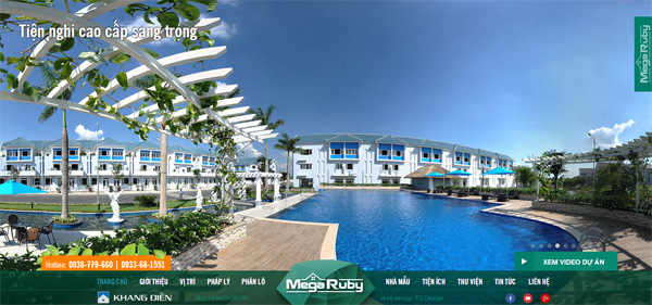 Mega Ruby Khang Điền biệt thự cao cấp liên kế sân vườn