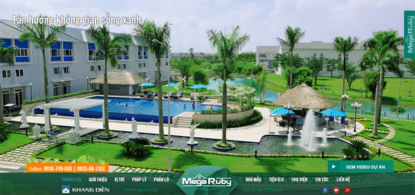 Mega Ruby Khang Điền biệt thự cao cấp liên kế sân vườn