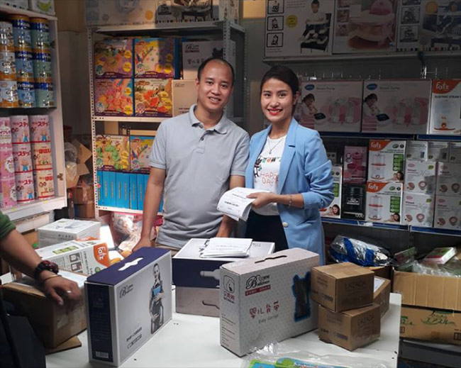 Anh Nguyễn Trung Kiên chủ shop Việt Long baby trên Lazada.