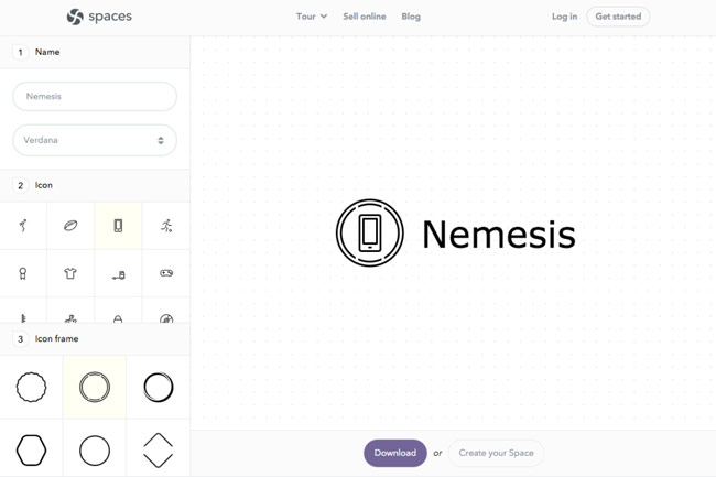 Logo Generator của Spaces
