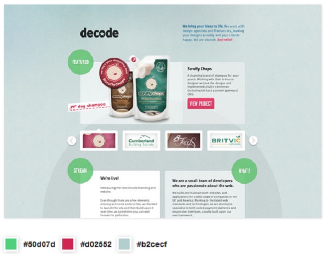 10 Ví dụ tuyệt vời về cách phối màu trong thiết kế website