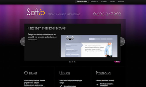 Những thiết kế web màu tím gây được ấn tượng thị giác