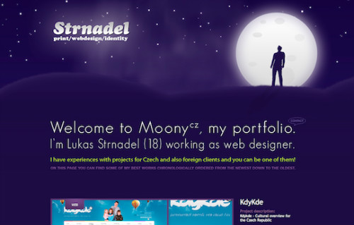 Những thiết kế web màu tím gây được ấn tượng thị giác