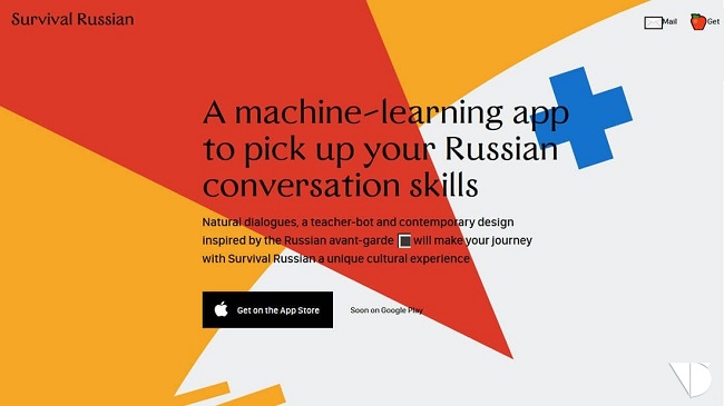 Poly Shapes – Web với thiết kế hình đa giác lên ngôi