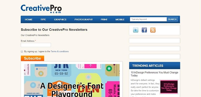 Một số tạp chí hay dành cho Web Designers