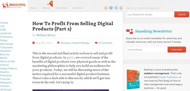 Một số tạp chí hay dành cho Web Designers