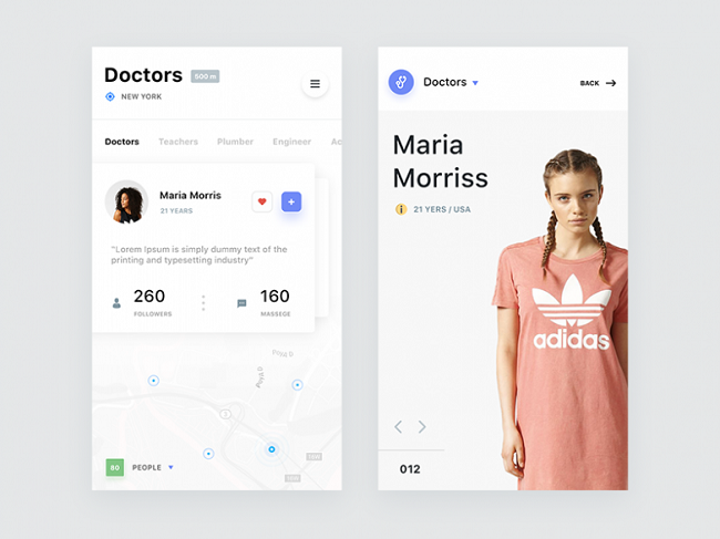 Top những thiết kế web, thiết kế app ấn tượng