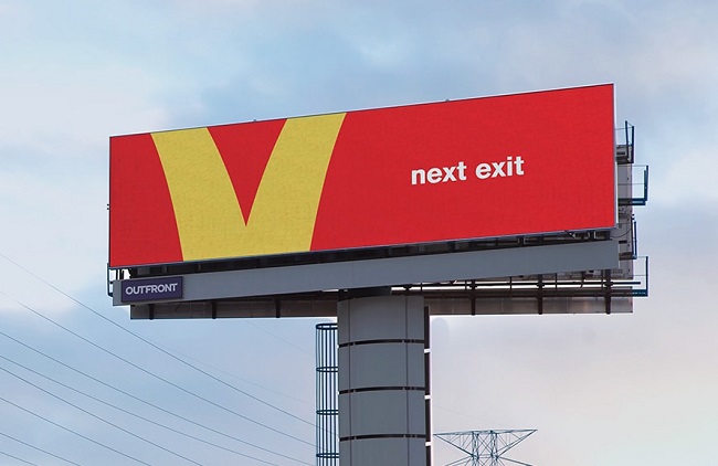 Bảng chỉ đường từ logo đầy sáng tạo của McDonald’s