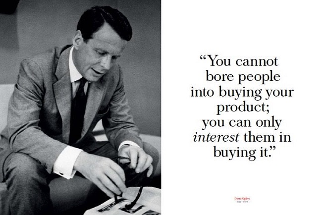 Bán hàng hiệu quả từ viết quảng cáo với 7 lời khuyên của David Ogilvy